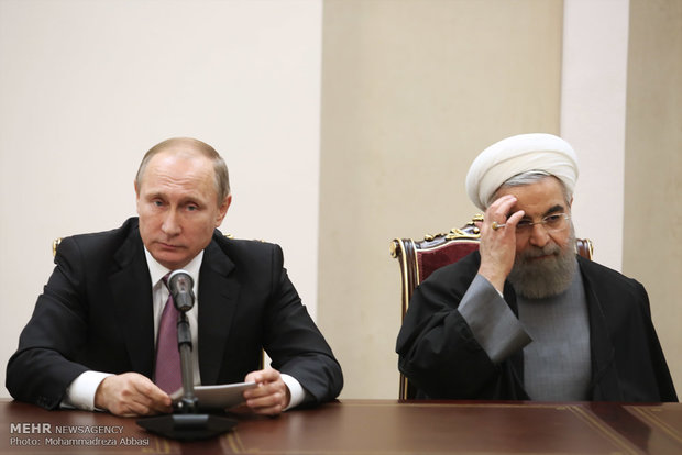 Rouhani, Putin hold press conf.