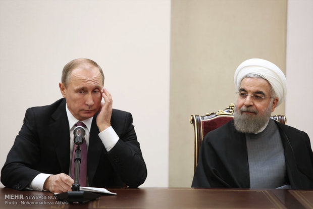 Rouhani, Putin hold press conf.