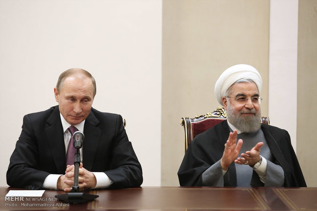 Rouhani, Putin hold press conf.