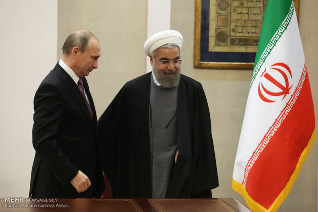 Rouhani, Putin hold press conf.