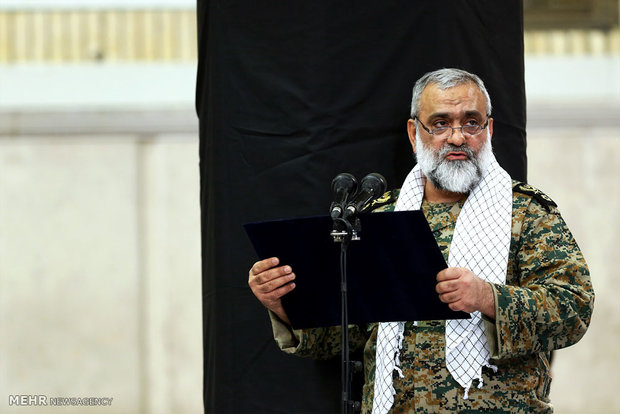 Leader receives Basij commanders