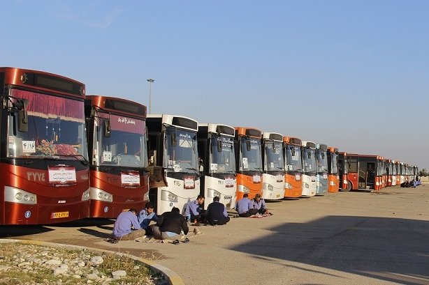 ۵۰۰ دستگاه اتوبوس از زنجان به مرزمهران اعزام شدند