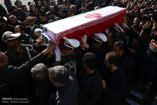 Body of Iran's diplomat arrives home