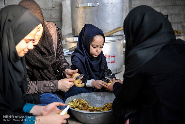 زائران اربعین در مرز چزابه