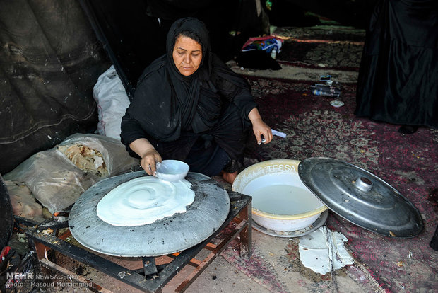 زائران اربعین در مرز چزابه