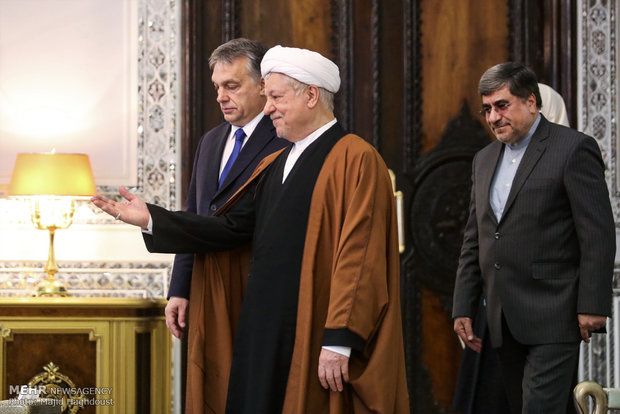 Hungary's Orban, Rafsanjani meet