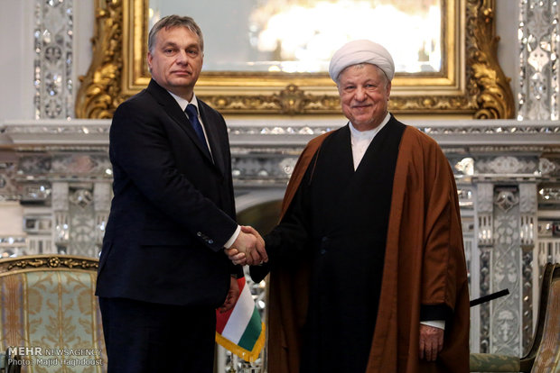 Hungary's Orban, Rafsanjani meet