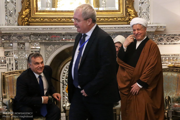 Hungary's Orban, Rafsanjani meet