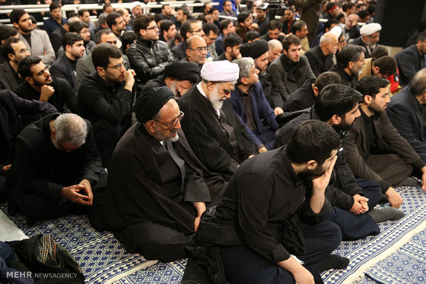 اقامة مراسم اربعين الامام الحسين بحضور قائد الثورة الاسلامية