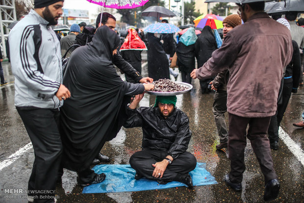 مسيرات الأربعين الحسيني في طهران