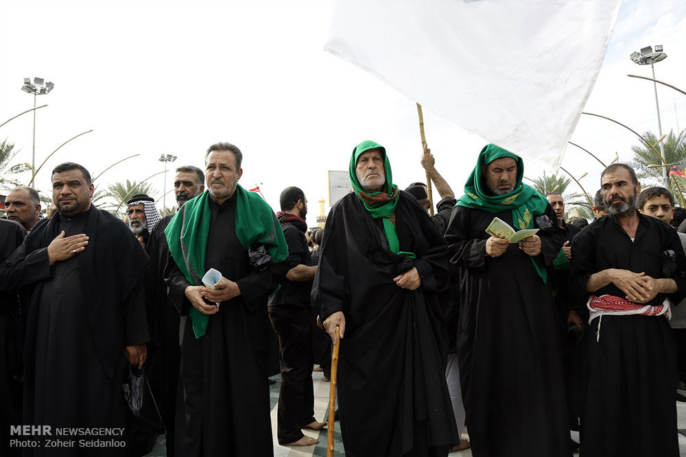 مسيرات الاربعين الحسيني في كربلاء