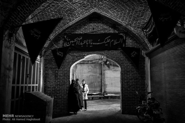 Historical Bazaar of Tabriz in grief