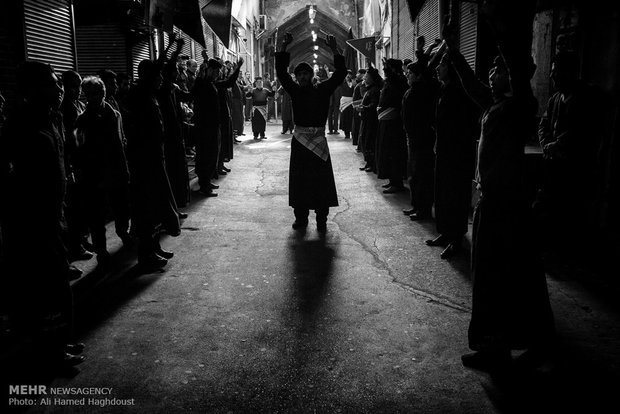 Historical Bazaar of Tabriz in grief