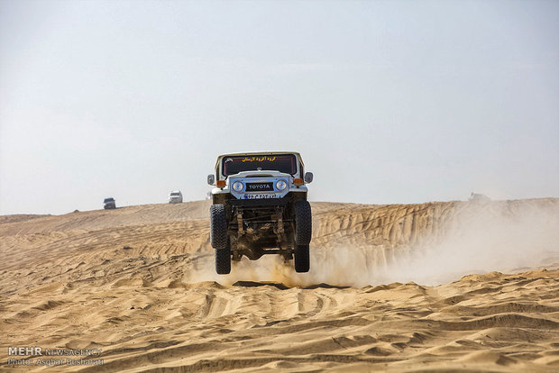 Auto racing in Qeshm