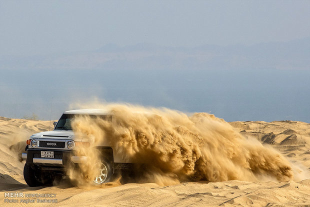 Auto racing in Qeshm