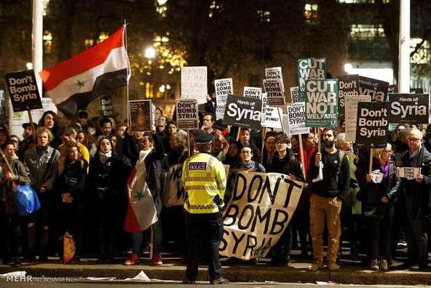 تظاهرات ضد جنگ در لندن‎