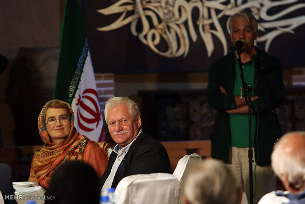 Lech Majewski dinner ceremony in Iran