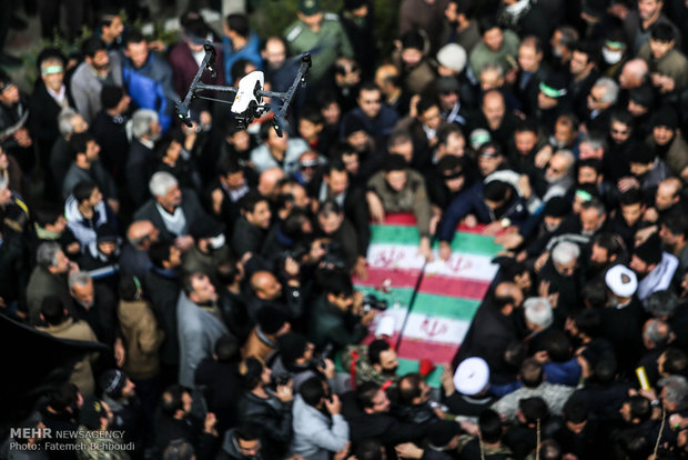 تشییع پیکر هشت شهید گمنام دفاع مقدس -2