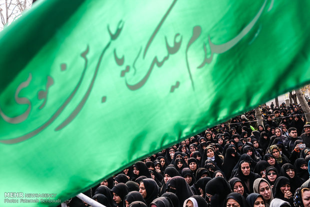 تشییع پیکر هشت شهید گمنام دفاع مقدس -2