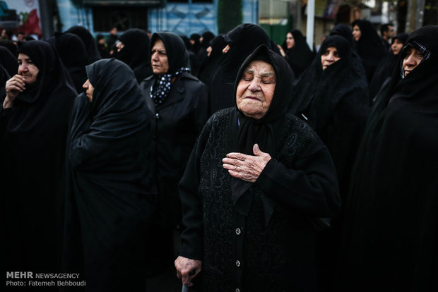 تشییع پیکر هشت شهید گمنام دفاع مقدس -2
