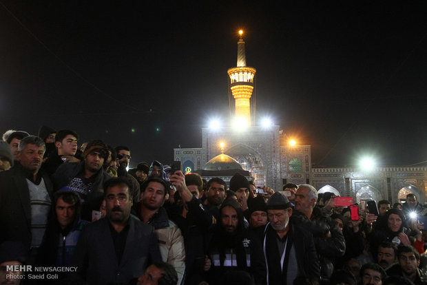 مراسم شام غریبان امام رضا(ع) در حرم رضوی