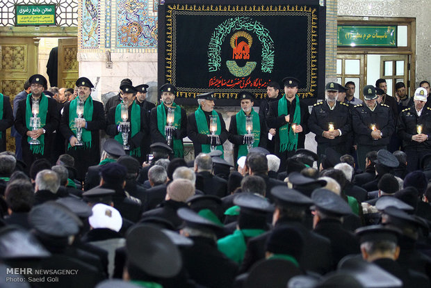 مراسم شام غریبان امام رضا(ع) در حرم رضوی
