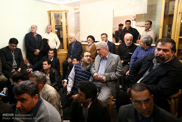 حضور رئیس مجلس در هیأت قمی های مقیم تهران 