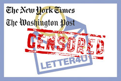 Censorship vs. Letter4U: NYTimes, WP censor Leader’s letter after publishing it