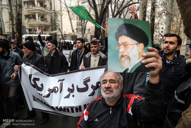 تجمع مردم تهران در حمایت از شیعیان نیجریه