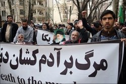 حضور بسیج دانشجویی ۲۰ دانشگاه تهران در تجمع اعتراضی