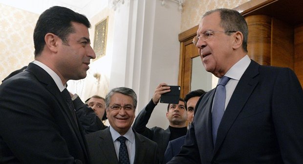 Demirtaş, Moskova'da Lavrov ile bir araya geldi 