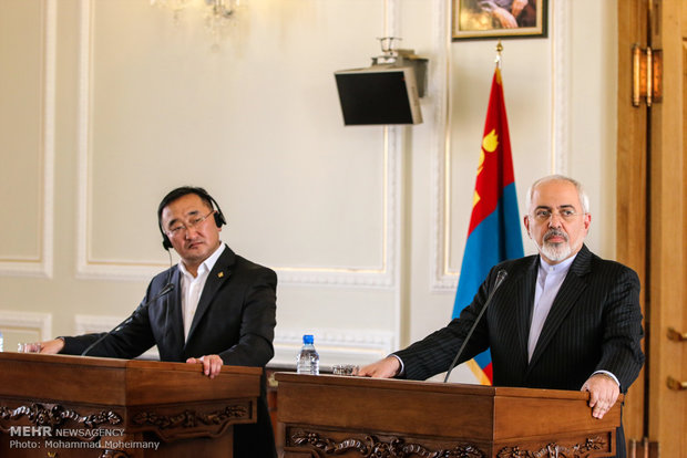 دیدار وزرای امور خارجه ایران و مغولستان