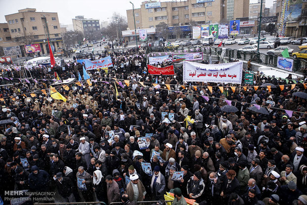 Commemoration ceremony of Dey 9 epic marked in Hamedan
