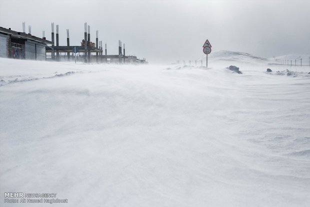 Snowy villages of Sahand