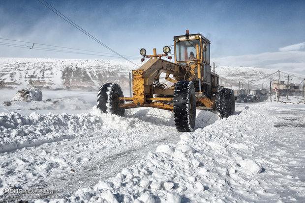 Snowy villages of Sahand