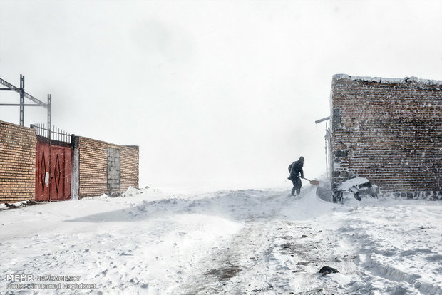 Snowy villages of Sahand