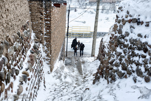 Snowy villages of Sahand