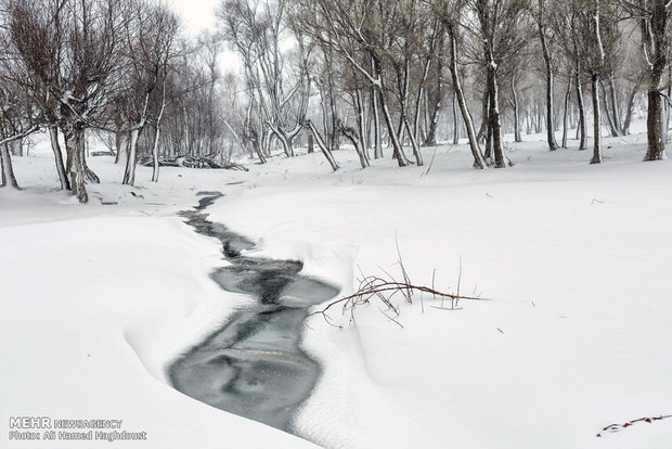 Snowy villages of Sahand