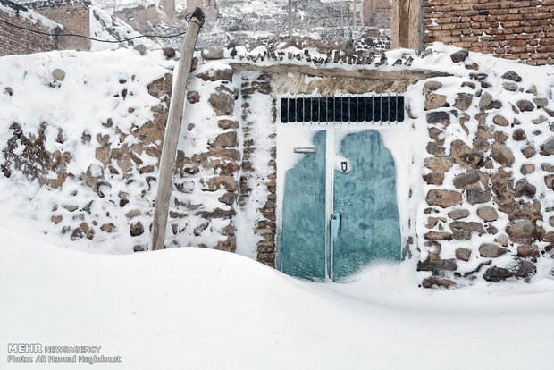 Snowy villages of Sahand