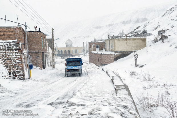 Snowy villages of Sahand