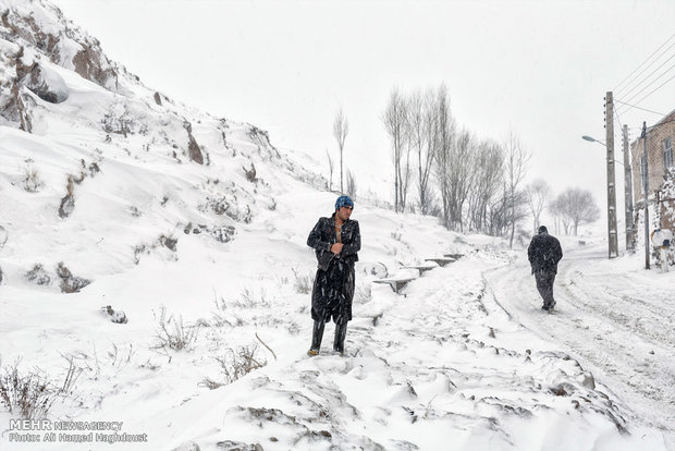 Snowy villages of Sahand