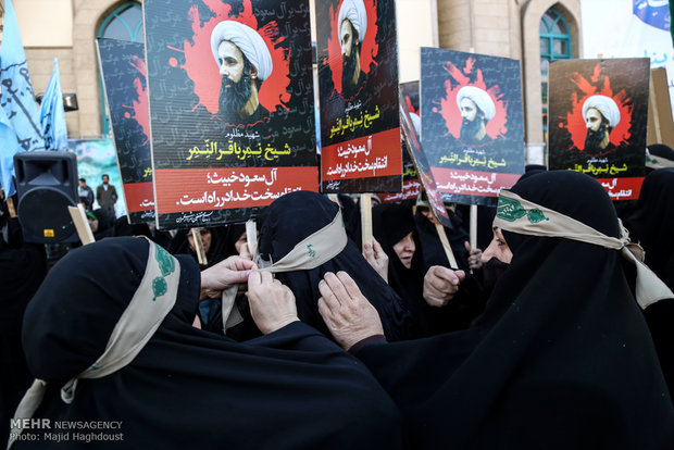 Protest rally to Sheikh Nimr’s execution in Tehran