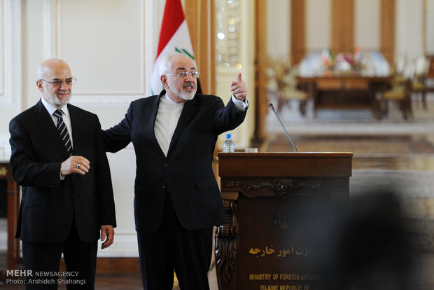 دیدار و نشست خبری وزرای امور خارجه ایران و عراق