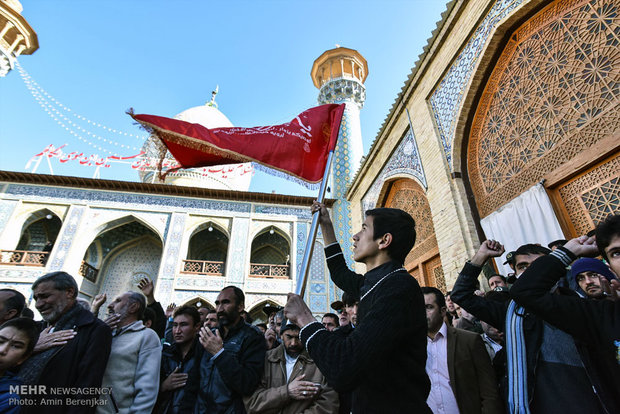 تشییع پیکر 3شهید مدافع حرم و یک جانباخته فاجعه منا در شیراز