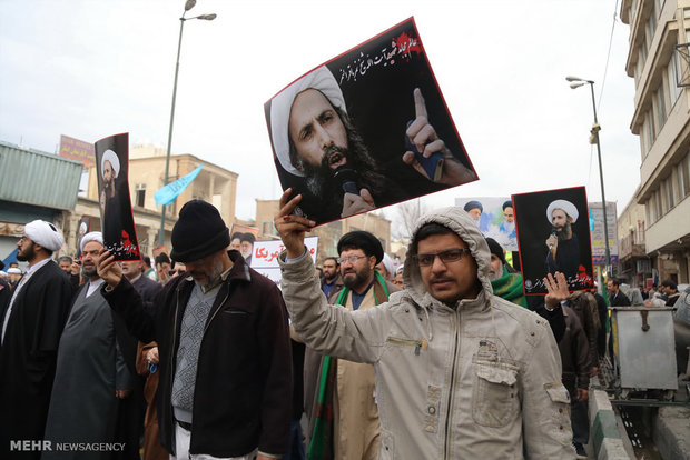 Anti-Saudi rallies in Qom