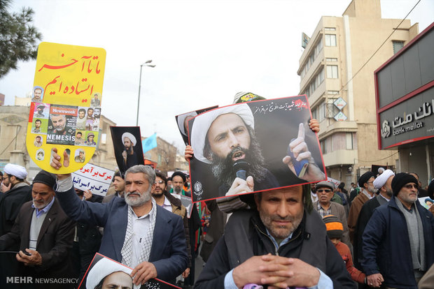 Anti-Saudi rallies in Qom