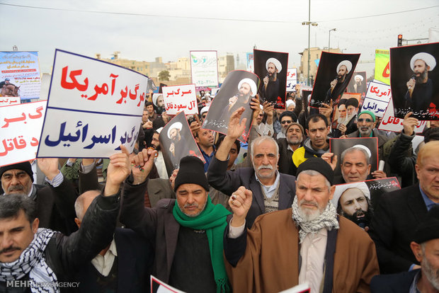 Anti-Saudi rallies in Qom