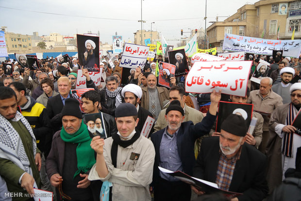 Anti-Saudi rallies in Qom