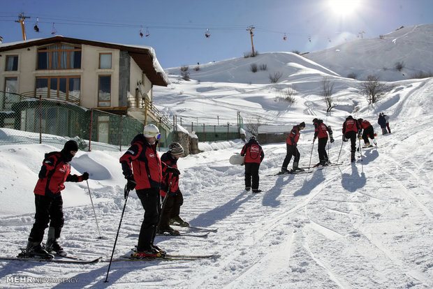 Ski training camp for veterans, disabled