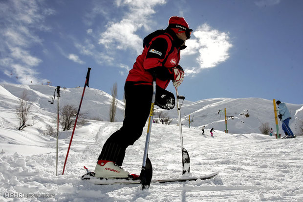 Ski training camp for veterans, disabled